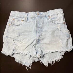 GAP Distressed Cheeky Denim Shorts